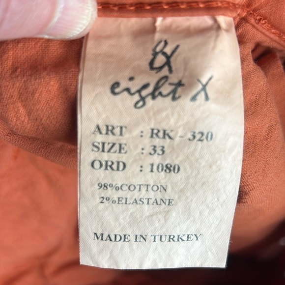 Eight X Frog Men’s Chino Burnt Orange Shorts, A True California Brand - Picture 12 of 12